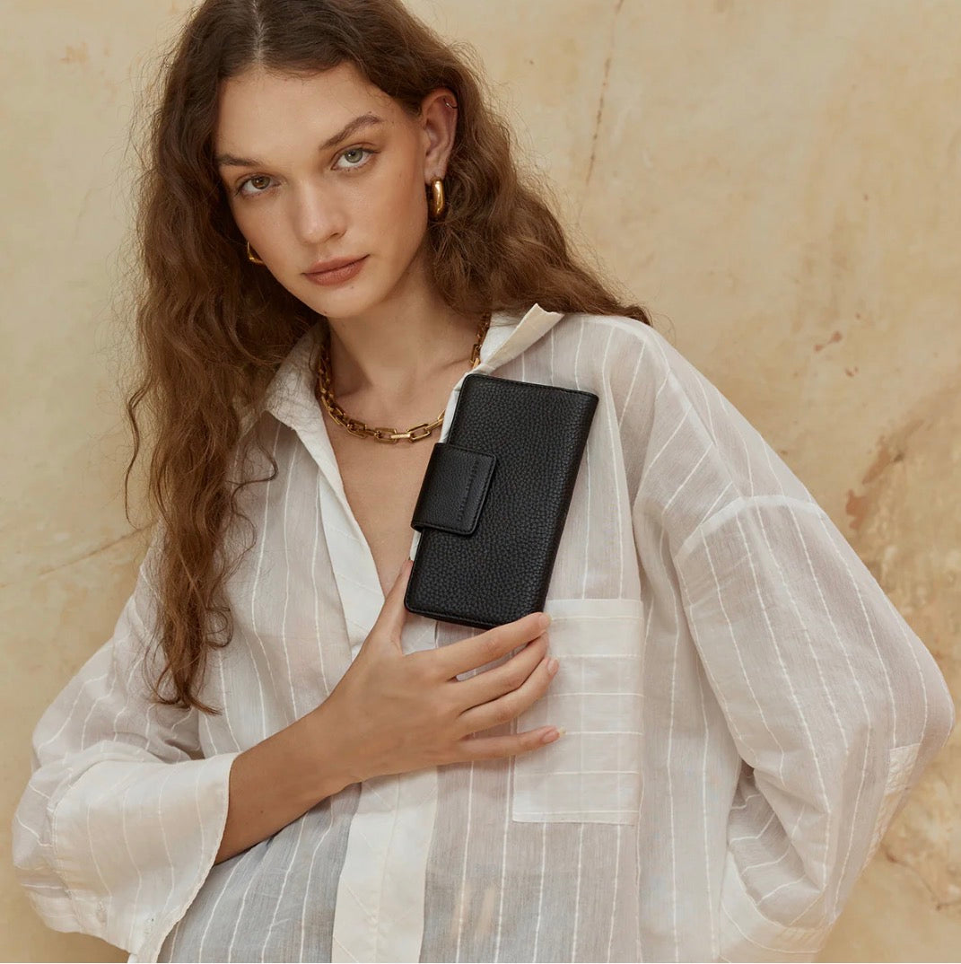 Ruins Wallet Black - Status Anxiety