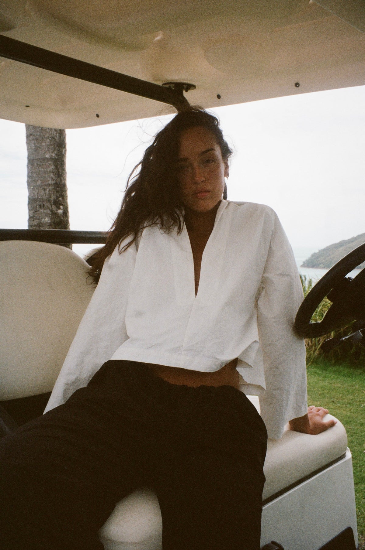 Khami Swim Blanc Shirt White