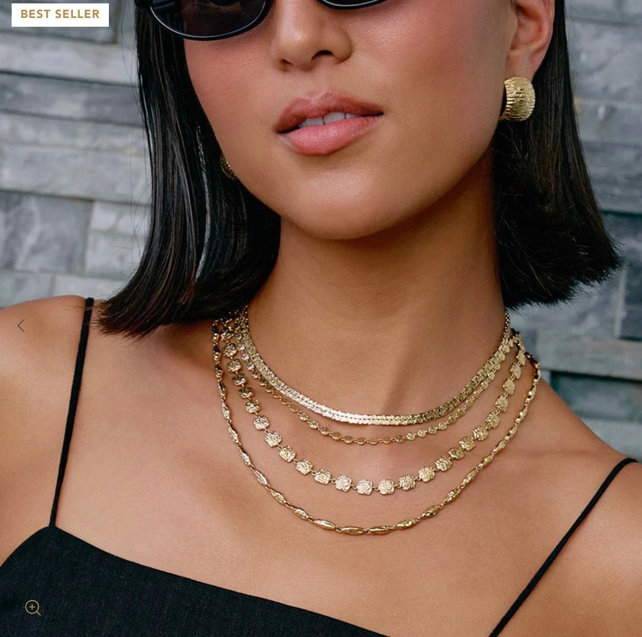 Emilia Gold Necklace - Arms of Eve