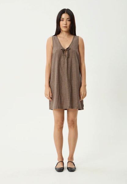 Hometown Michi - Mini Dress - Coffee