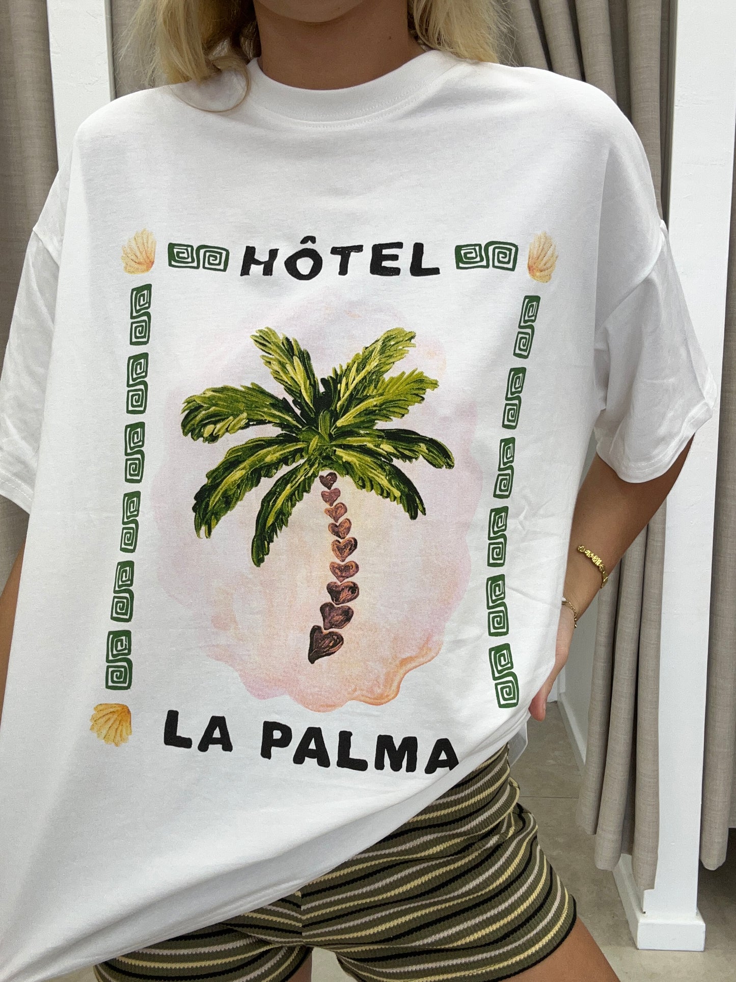 White La Palma Tee - By Frankie Cotton