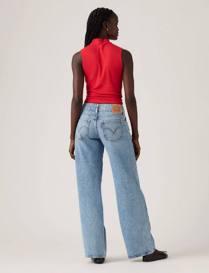 Levi's Women's Superlow Loose Jean - Abraided Art