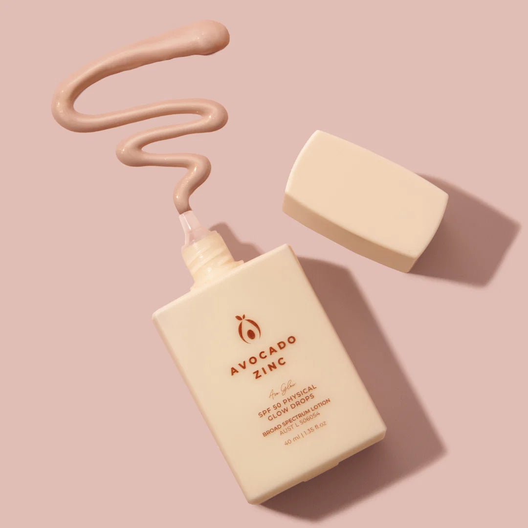 SPF 50 Physical Glow Drops - Avocado Zinc