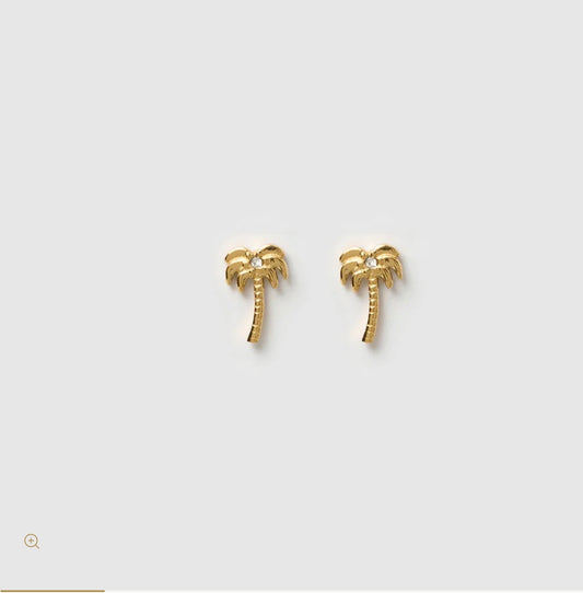 Palm Springs Gold Studs - Arms of Eve
