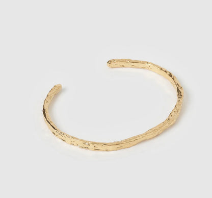 Helios Gold Cuff Bracelet - Arms of Eve
