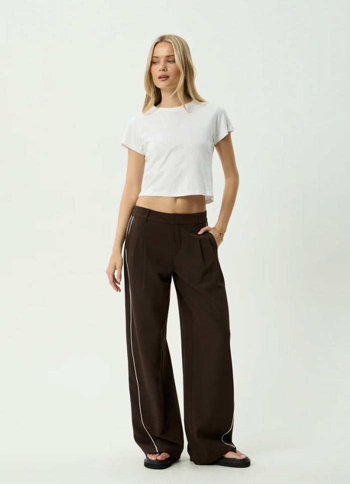Dita - Low Rise Trouser - Coffee