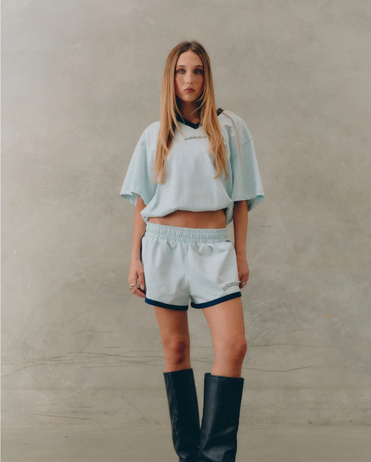 Reflective V Shorts Mint - SSAINT