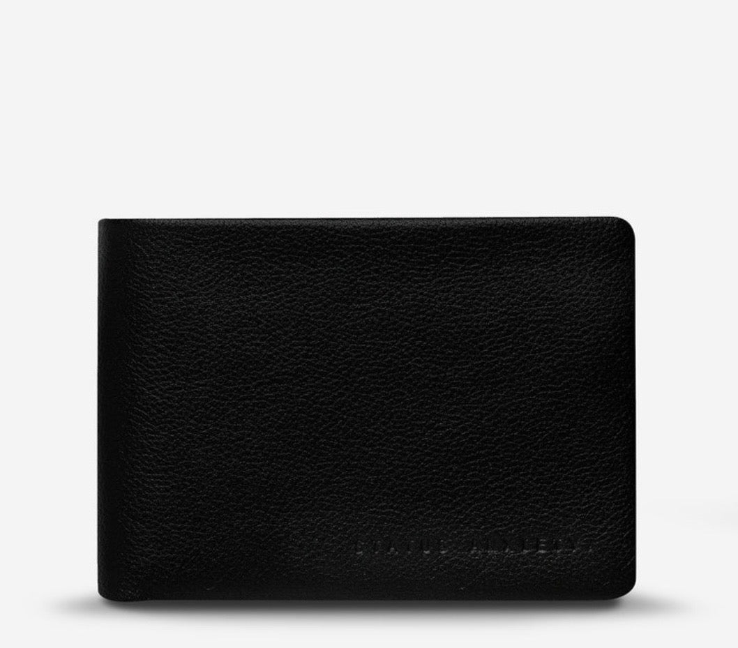 Status Anxiety Jonah Wallet Black