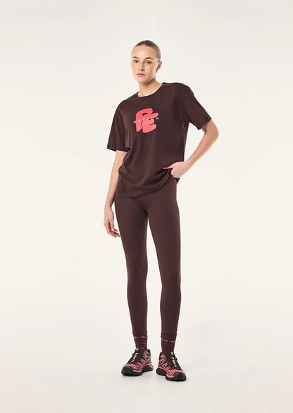 P.E Nation Tidal Relaxed Tee Dark Plum