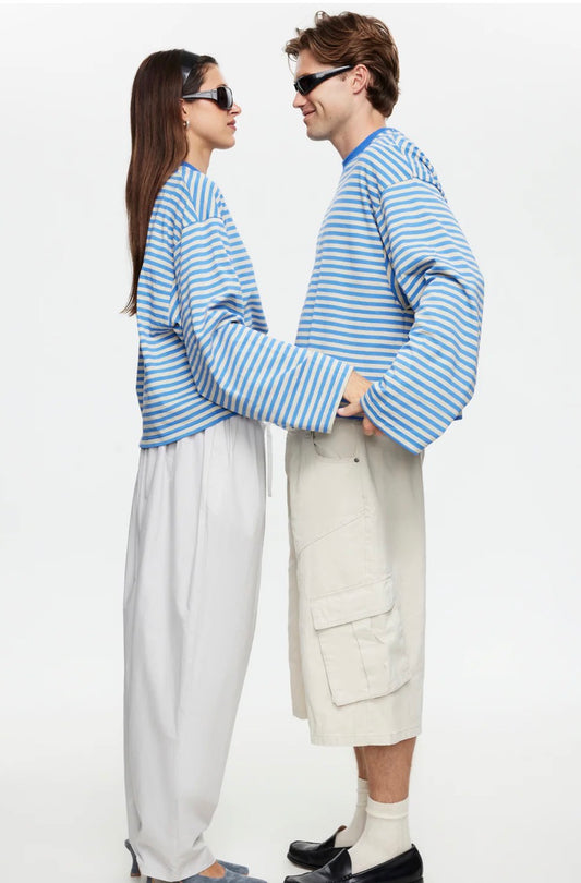 Bloom Long Sleeve Mickey Blue Stripe - Lioness