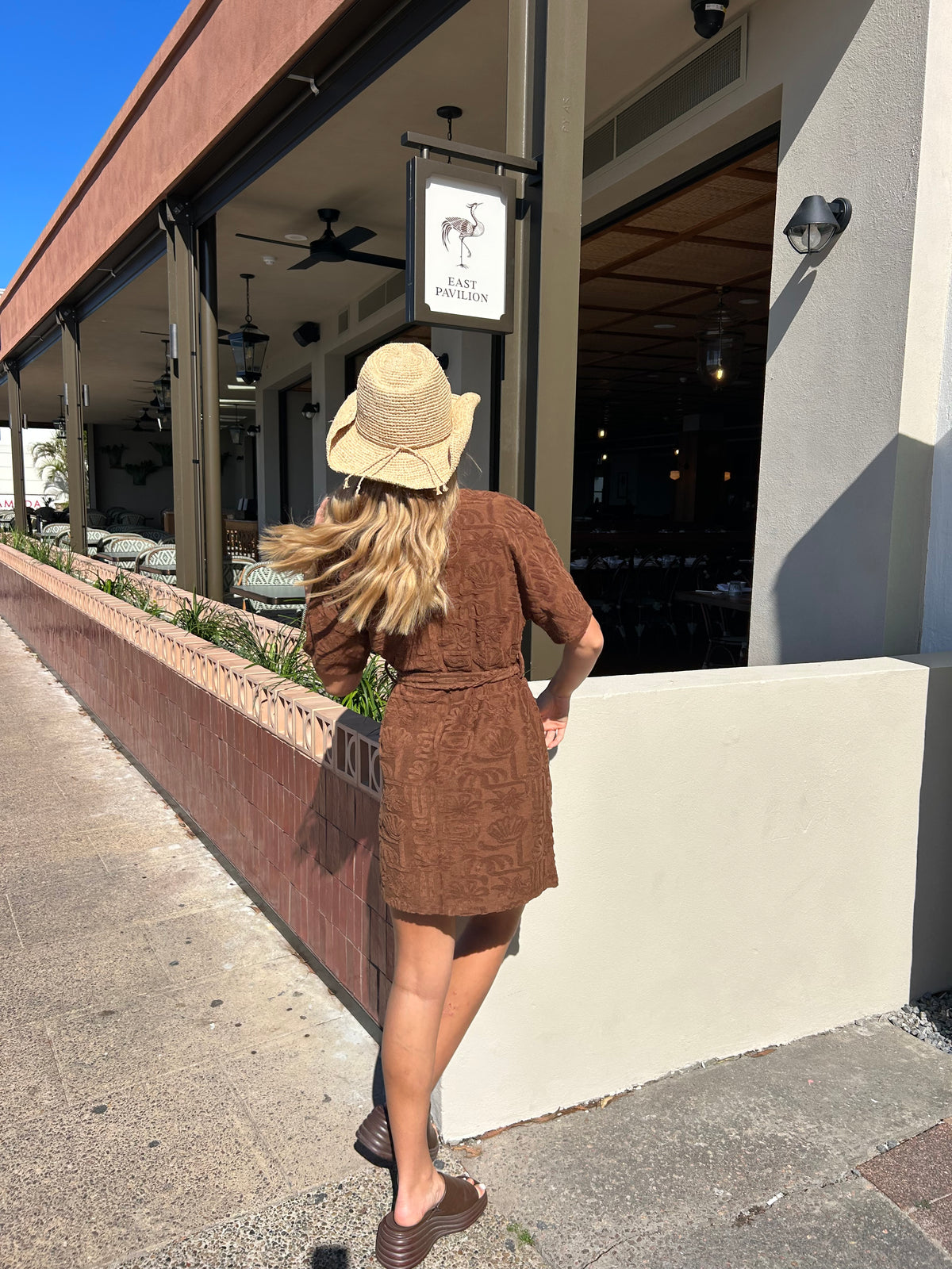 By Frankie Choc Towelling Robe