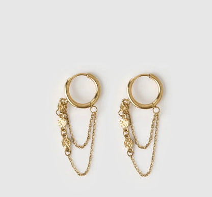 Paloma Gold Huggie Earrings - Arms of Eve