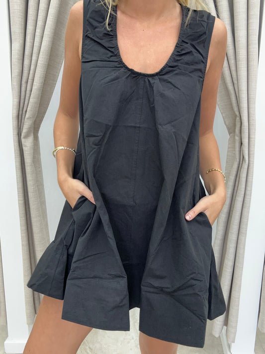 Du soliel Black Mini Dress