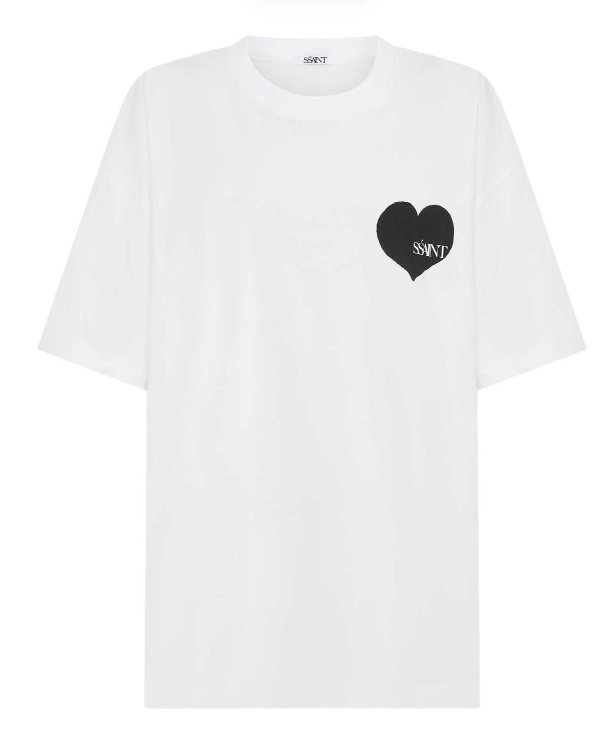 SSAINT Heart Tee Black OS
