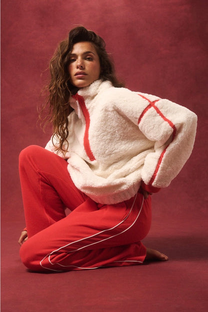 Margot Pullover Cream/Red - Cartel&Willow