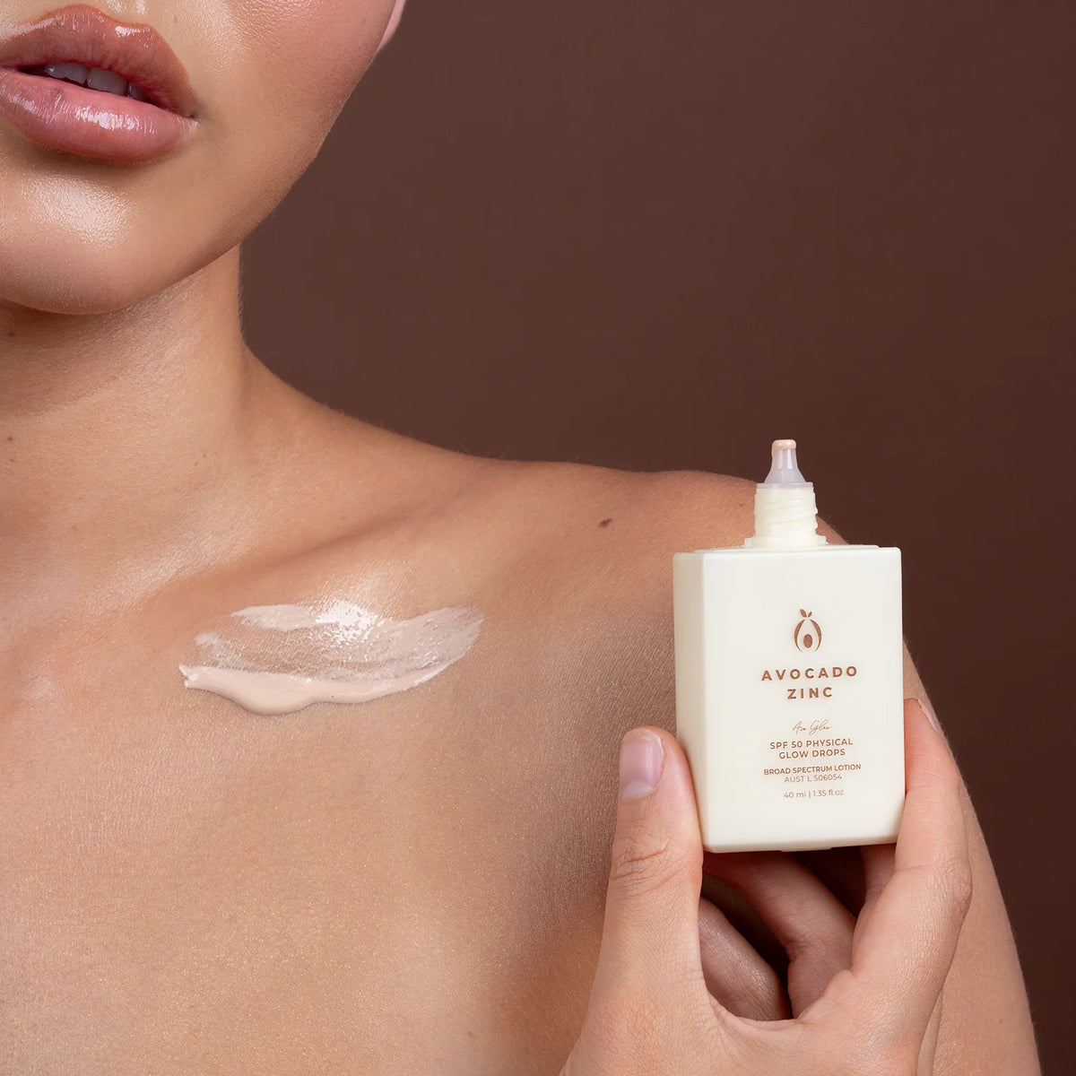 SPF 50 Physical Glow Drops - Avocado Zinc