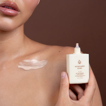 SPF 50 Physical Glow Drops - Avocado Zinc