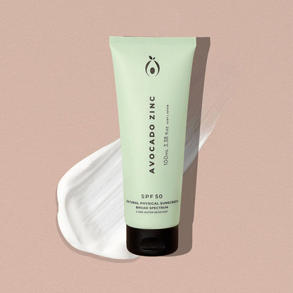 SPF 50 Natural Physical Sunscreen - Avocado Zinc
