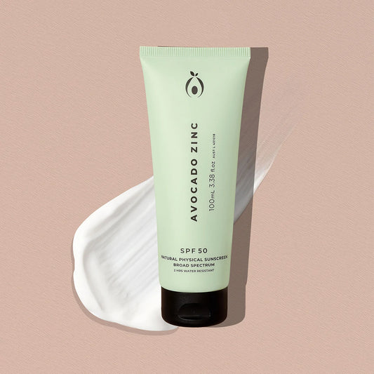 SPF 50 Natural Physical Sunscreen - Avocado Zinc