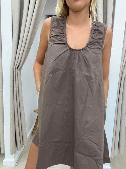 Du Soleil Choc Mini Dress - Cotton