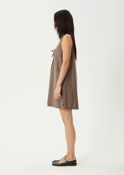 Hometown Michi - Mini Dress - Coffee