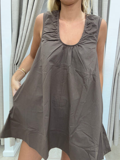 Du Soleil Choc Mini Dress - Cotton