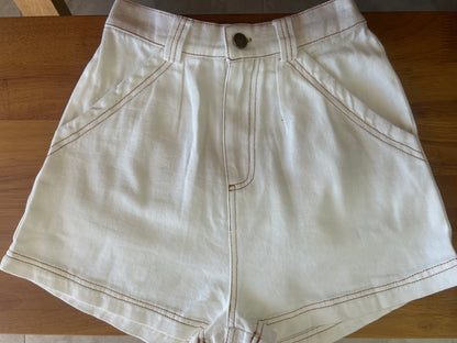 By Frankie White Contrast Denim Set - Shorts