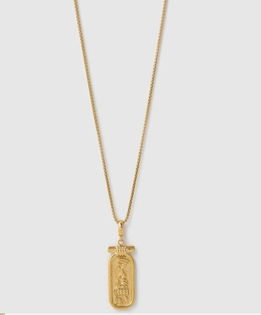 Pharaoh Gold Necklace - Arms of Eve