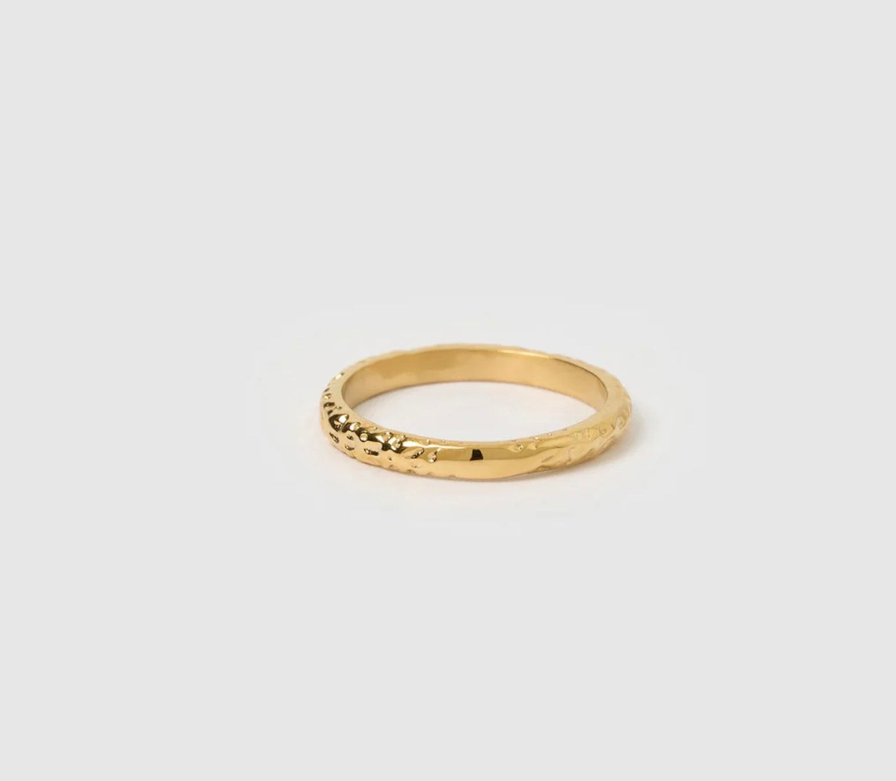 Lorenzo Gold Stacking Ring - Arms of Eve
