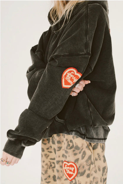 Sorry Mom Hoodie Vintage Black - Happy Little Mother