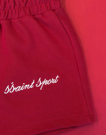 Cherry Sport Track Short - SSAINT