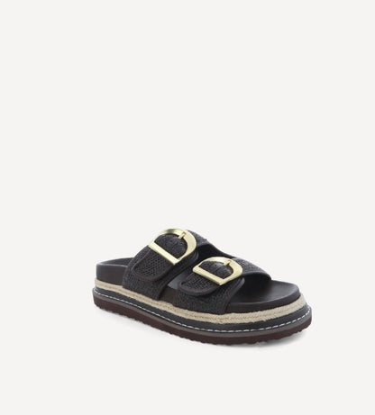 Anora Chocolate Platform Sandal - Billini