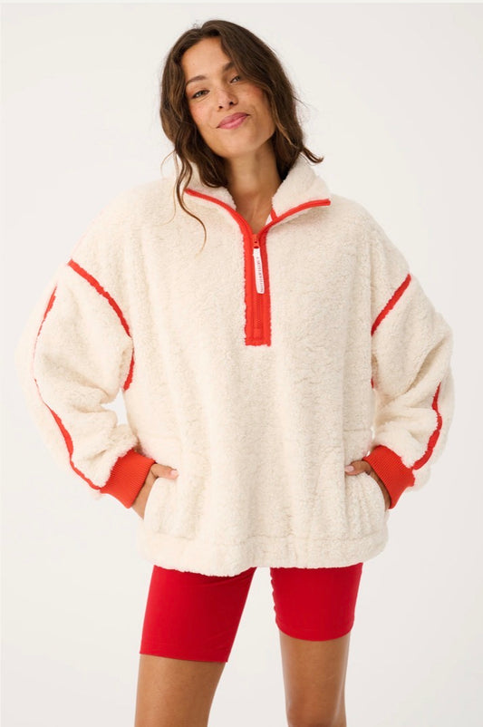 Margot Pullover Cream/Red - Cartel&Willow