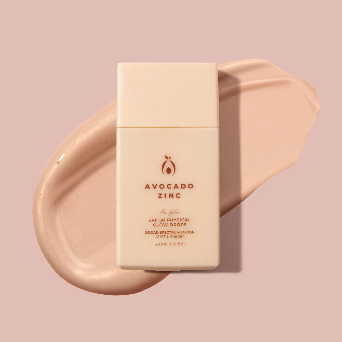 SPF 50 Physical Glow Drops - Avocado Zinc