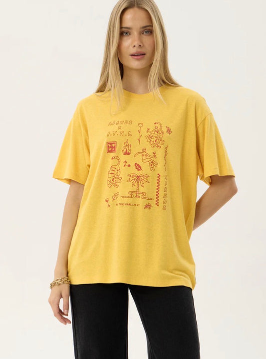 Holly - Oversized Tee - Mango