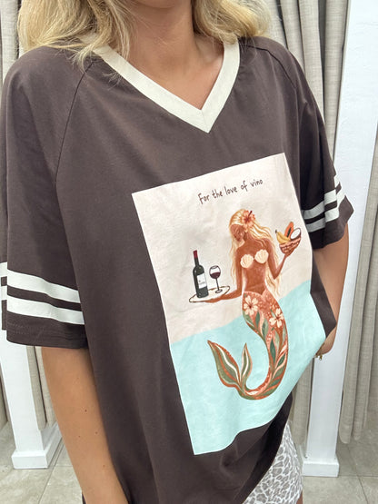 By Frankie For the Love of Vino Choc Tee