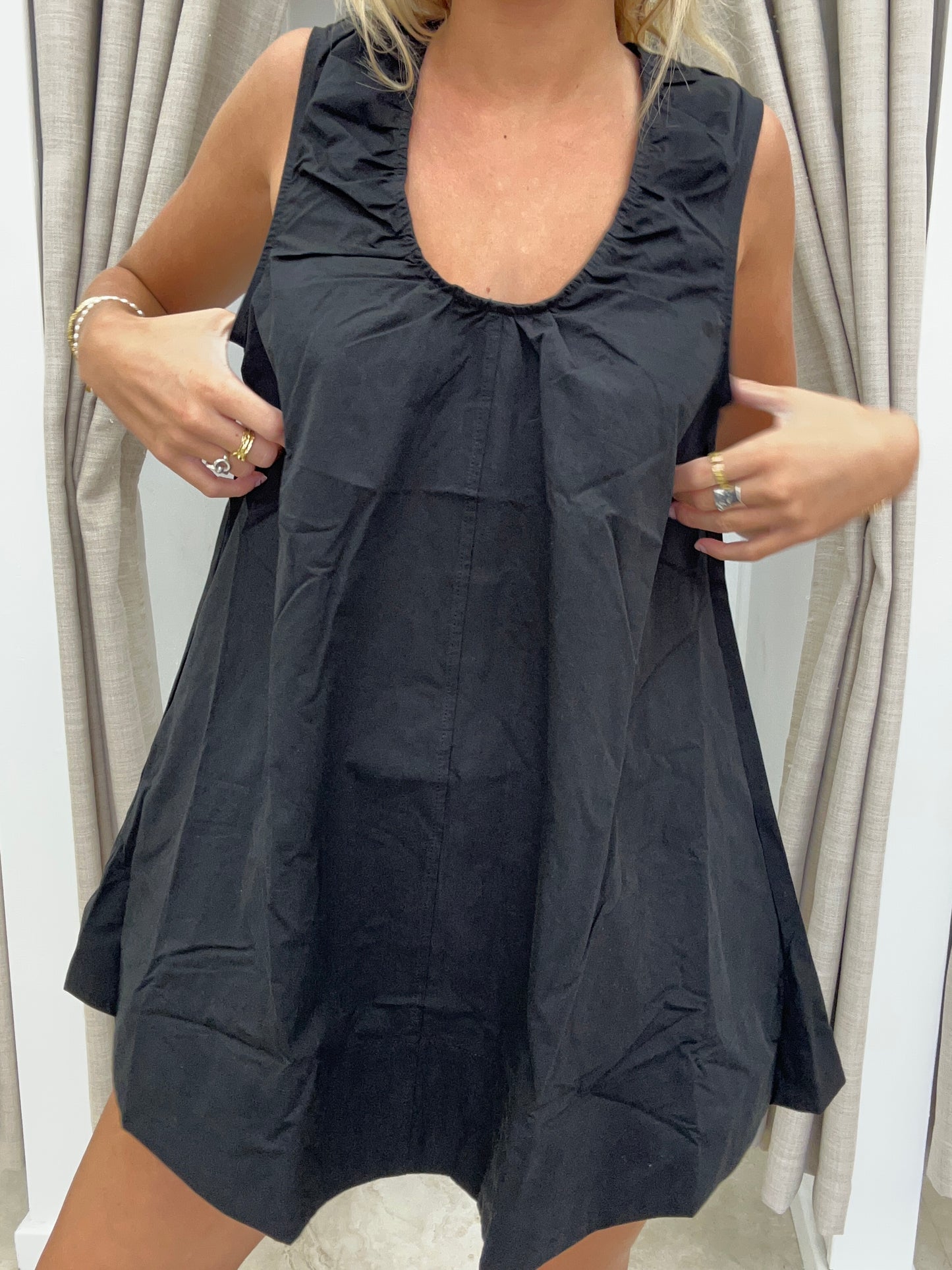 Du soliel Black Mini Dress