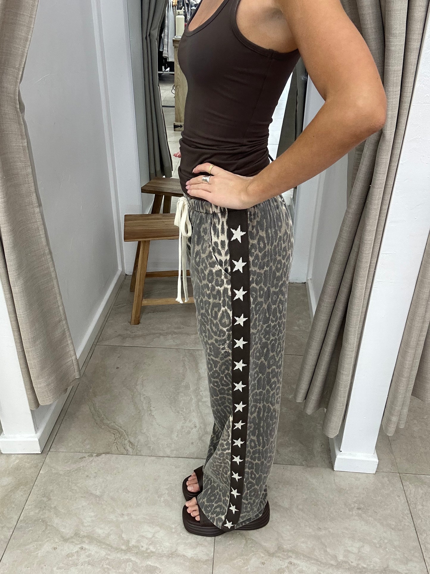 Leopard Choc Star Pant - By Frankie