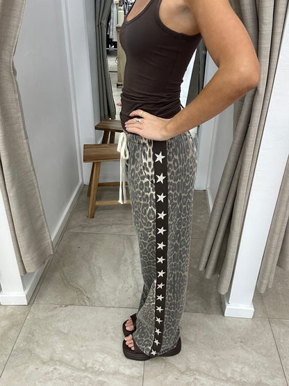 Leopard Choc Star Pant - By Frankie