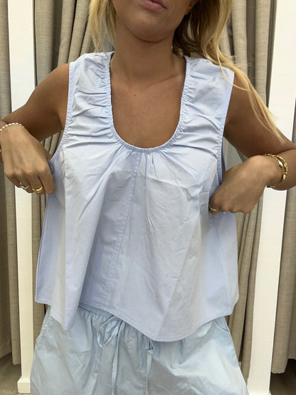 Baby Blue Du Soleil Leila Top