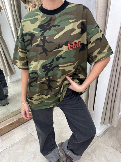 Camo Howdy Oversize Tee - By Frankie