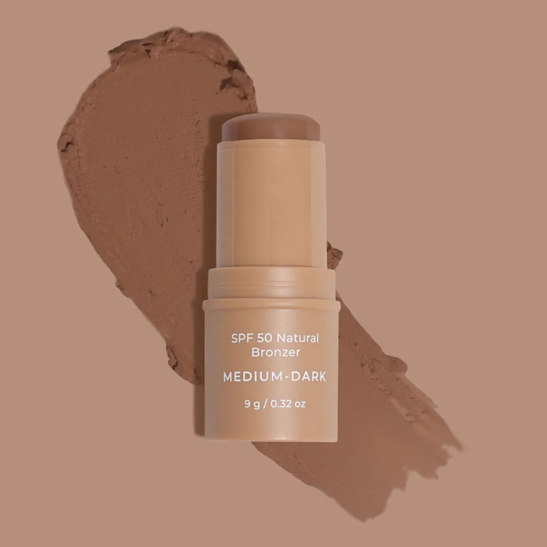 SPF 50 Natural Bronzer Medium Dark - Avocado Zinc