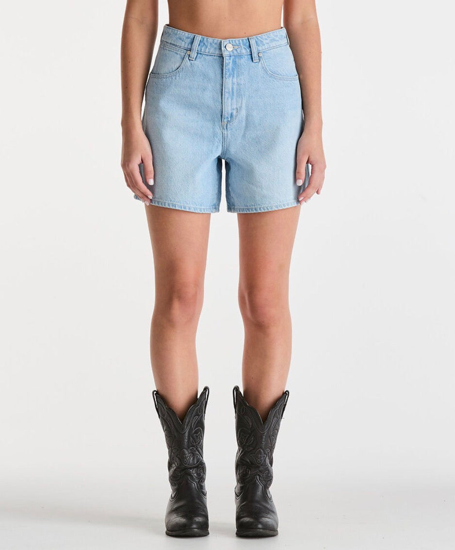 Hi Bells Short High Rise Short - Wrangler Utah Blue