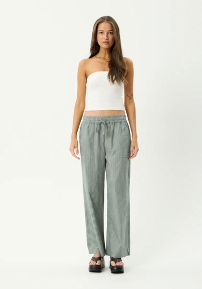 Pinned - Wide Leg Pant - Sycamore Stripe