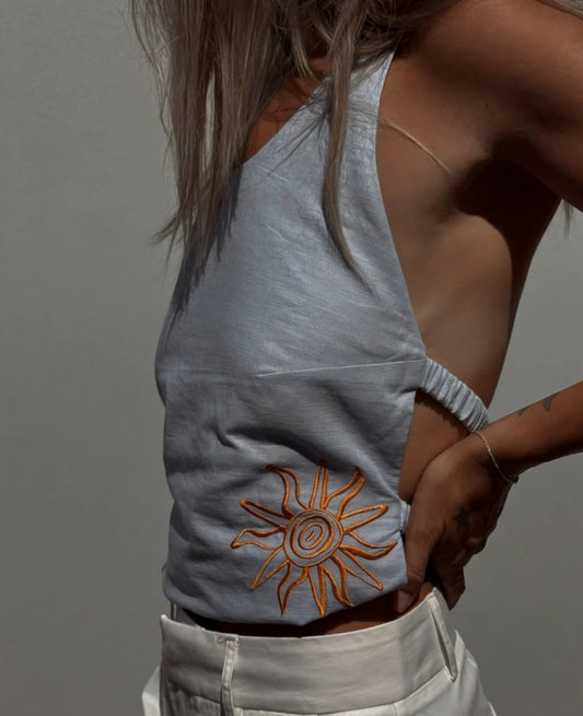 Nacida Halter Top Sol Blue - Juan & Me