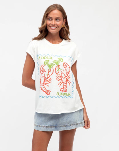 La Dolce Lobster Tee - Paper Heart