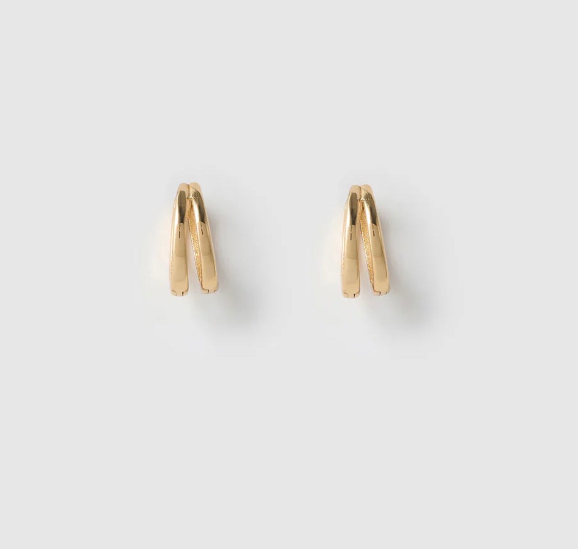 jean huggie earrings arms of eve