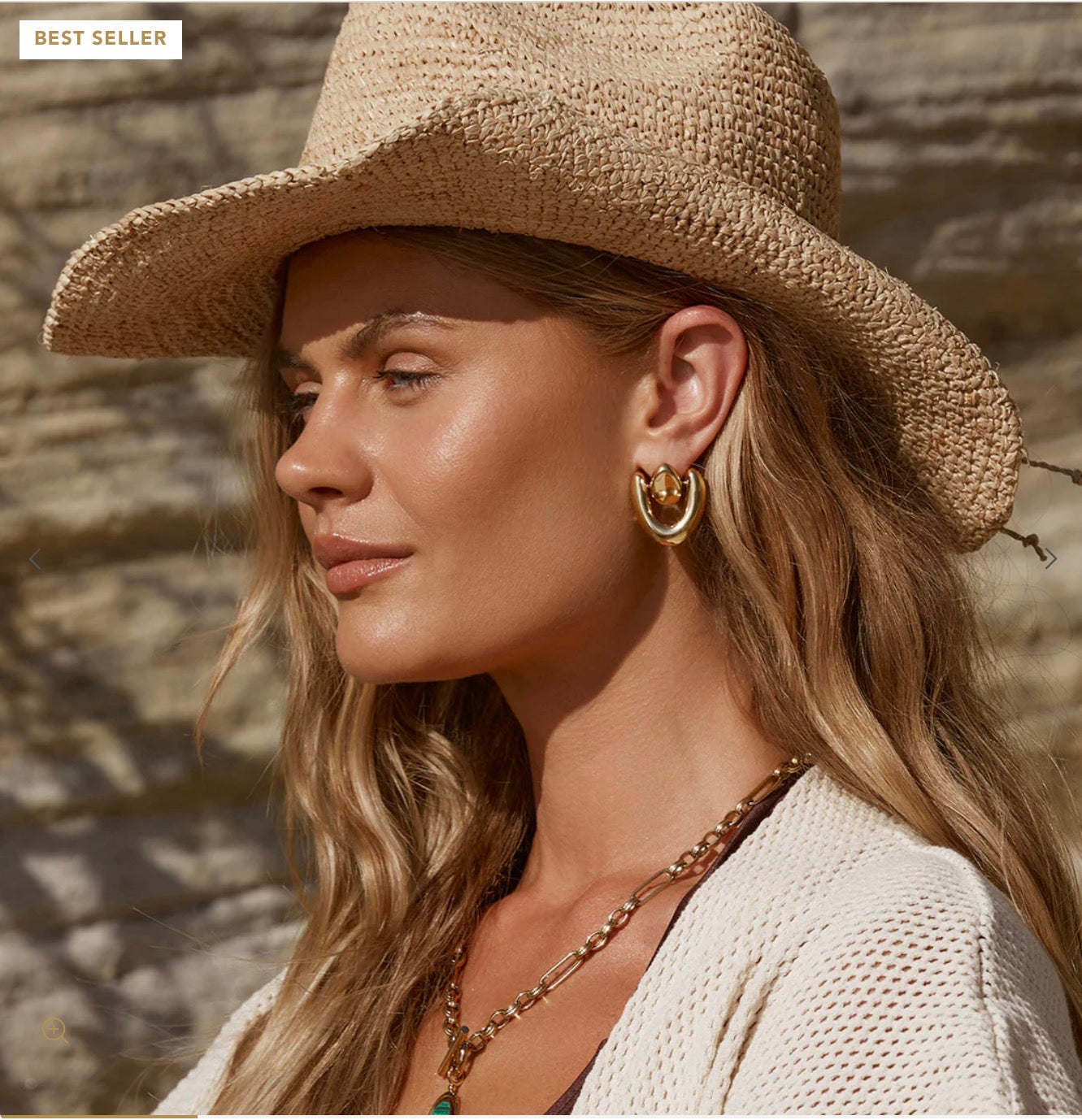 Jackson Sun Hat - Light Natural Arms of Eve