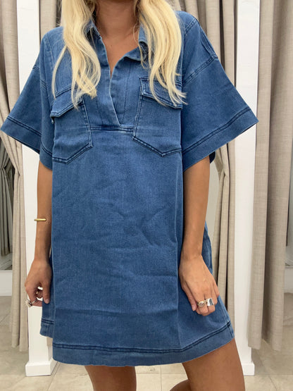Denim Blue Dress