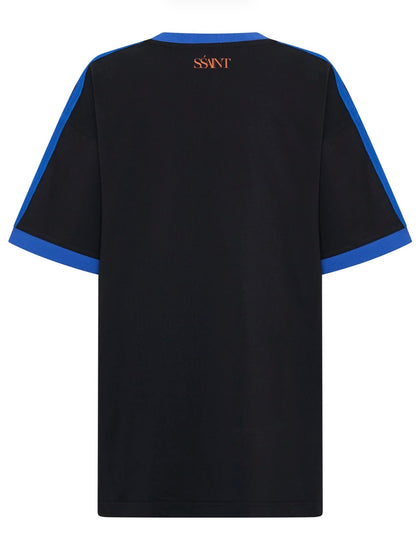 22 Tee Black Acid Wash Tee - SSAINT OS
